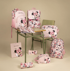 CurePink Školní batoh Disney: Minnie Mouse (objem 20 litrů|32 x 42 x 15 cm)
