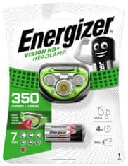 Energizer Čelová svítilna, Headlight Vision HD+ 350lm + 3x AAA
