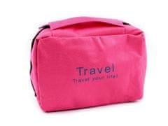 Kosmetická taška / závěsný organizér 16x22 cm - pink