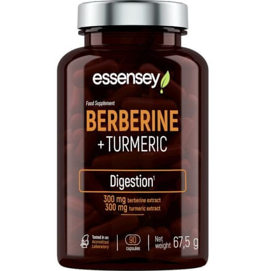 Trecnutrition ESSENSEY Berberin + kurkuma - 90 kapslí