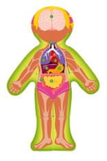 Woody Puzzle "Lidské tělo" - Holka CZ