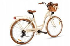 Goetze Mood dámské jízdní kolo, kola 26”, výška 150-165 cm, 7-rychlostní, krémové