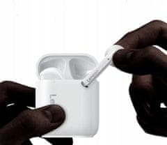 TopKing Bezdrátová sluchátka do uší Lenovo LP2 bílé