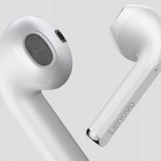 TopKing Bezdrátová sluchátka do uší Lenovo LP2 bílé