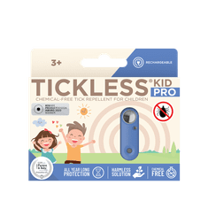 Tickless KidPRO - ultrazvukový odpuzovač klíšťat - Modrý