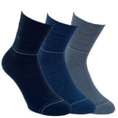RS pánské bavlněné zkrácené džínové ponožky 3206224 3pack, 39-42