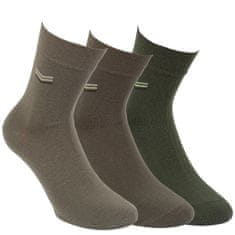 RS pánské bavlněné zkrácené vzorované ponožky 3206324 3pack, 39-42