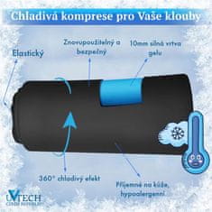 UVtech Ice-1 Chladící gelový návlek na koleno a loket Velikost: L