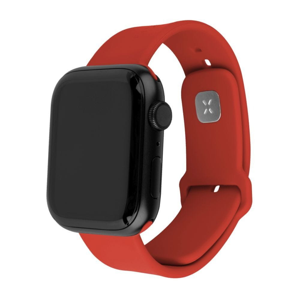Levně FIXED Set silikonových řemínků Silicone Sporty Strap pro Apple Watch Ultra 49mm FIXSST2-1029-RD, červený