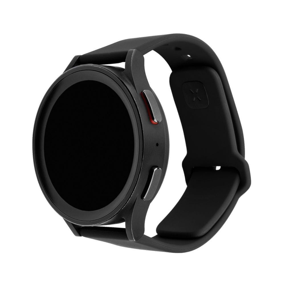 Levně FIXED Set silikonových řemínků Silicone Sporty Strap s Quick Release 22mm pro smartwatch FIXSST2-22MM-BK, černý