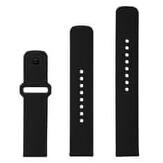 FIXED Set silikonových řemínků Silicone Sporty Strap s Quick Release 22mm pro smartwatch FIXSST2-22MM-BK, černý