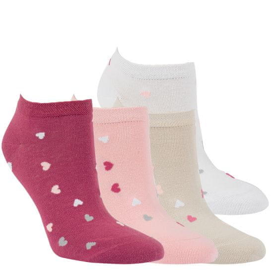 RS  dámské bavlněné vzorované sneaker ponožky 1534924 4pack