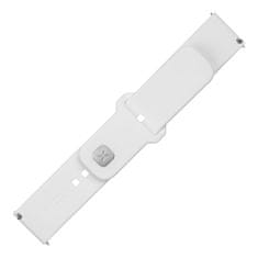 FIXED Set silikonových řemínků Silicone Sporty Strap s Quick Release 22mm pro smartwatch FIXSST2-22MM-WH, bílý