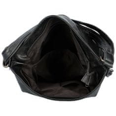 Romina & Co. Bags Dámská praktická koženková kabelka/batoh Frankie, černo-černá