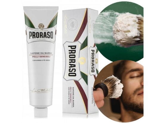 Proraso Proraso - Krémové mýdlo na holení, tuba - citlivá pokožka 150 ml