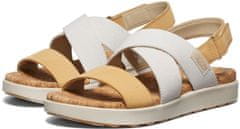 Dámské kožené sandály Elle Criss Cross 1028628 birch/curry (Velikost 38)