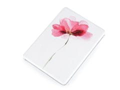 Kosmetické zrcátko květ - pink