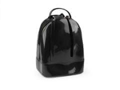 Dámský / dívčí batoh / crossbody kabelka 20x22 cm - černá