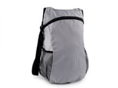 Lehký skládací batoh 32x39 cm - šedá