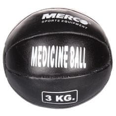 Black Leather kožený medicinální míč hmotnost 6 kg