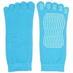 Grippy S1 ponožky na jógu, prstové modrá varianta 35963