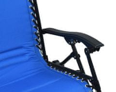 Cattara Židle LIVORNO kempingová polohovací modrá
