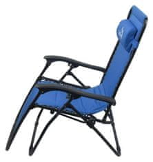 Cattara Židle LIVORNO kempingová polohovací modrá
