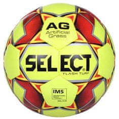 SELECT FB Flash Turf fotbalový míč žlutá-červená velikost míče č. 4