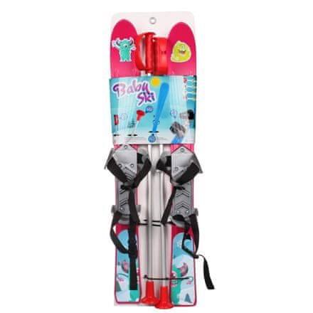 Baby Ski 90 dětské mini lyže růžová balení 1 ks