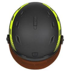Davos PRO lyžařská helma černá-žlutá fluo obvod 55-58