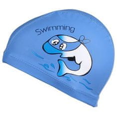 Dolphin dětská plavecká čepice modrá balení 1 ks