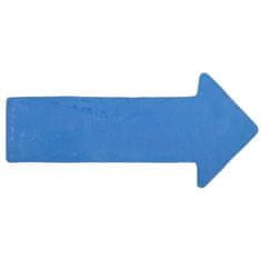 Arrow značka na podlahu modrá balení 1 ks