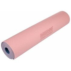 Merco Yoga TPE 6 Double Mat podložka na cvičení růžová-modrá varianta 40620