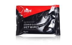 Kaps Clean & Gloss Wet Wipes 15 ks prémiové univerzální čistící utěrky na kůži