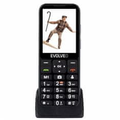 Evolveo Mobilní telefon pro seniory EasyPhone LT - černý