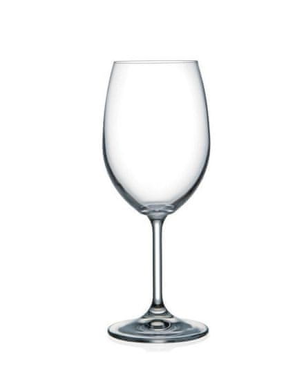 Crystalex Lara - sada 6 sklenic na víno. Z kvalitního bezolovnatého křišťálu.