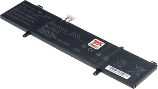 Baterie T6 Power pro Asus VivoBook 14 X411UF, Li-Poly, 11,52 V, 3653 mAh (42 Wh), černá