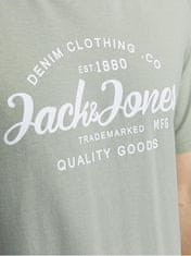 Jack&Jones Pánské triko JJFOREST Standard Fit 12247972 Desert Sage (Velikost M)