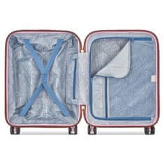 Delsey Kabinový kufr Delsey Freestyle SLIM 55 cm, růžová