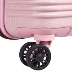 Delsey Kabinový kufr Delsey Freestyle SLIM 55 cm, růžová