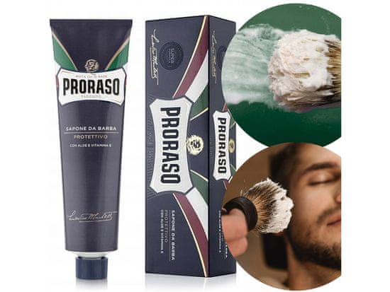 Proraso Proraso - Krémové mýdlo na holení, tuba - ochranná 150 ml