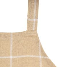 Homla Kuchyňská zástěra bavlna | MORGAN | béžová kostkovaná | 60x80 cm | 869988 Homla