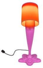 Popron.cz Stolní lampa, barevný květináč, neonově růžová, cca 30 cm,