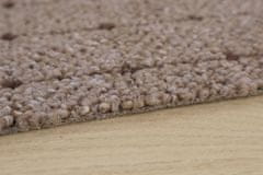 AKCE: 100x100 cm Metrážový koberec Udinese béžový new - neúčtujeme odřezky z role! (Rozměr metrážního produktu Kruh s obšitím)