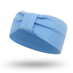 NANDY Dětská bavlněná čelenka pro dívky - modrá