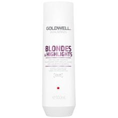 GOLDWELL Dualsenses Blondes Shampoo - šampon pro blond vlasy, 100ml, neutralizuje nežádoucí žluté tóny