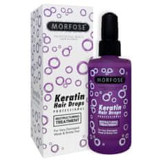 Morfose Keratin Hair Drops Serum - regenerační vlasové sérum 100ml, intenzivně regeneruje a vyživuje vlasy