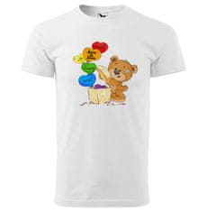 IMPAR SUBLIMACE Tričko LBGT Balloons - Velikost - XS;Typ - pro muže;Barva trička - Bílá