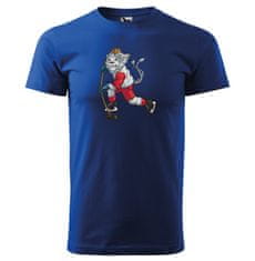 IMPAR SUBLIMACE Tričko Hokejový lev - Velikost - 3XL;Typ - pro muže;Barva trička - Modrá