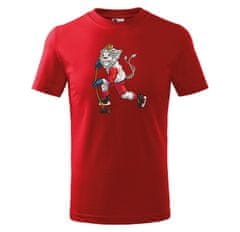 IMPAR SUBLIMACE Tričko Hokejový lev – dětské - Velikost - 134;Barva trička - Červená